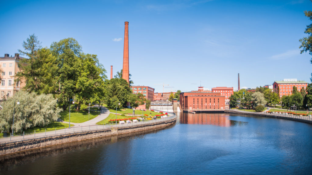 Maisema Tammerkoskelle