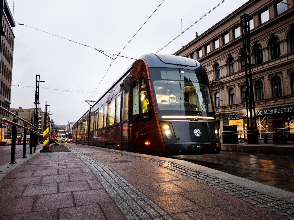 Tampereen Ratikan ensimmäiset koeajot Hämeensillalla