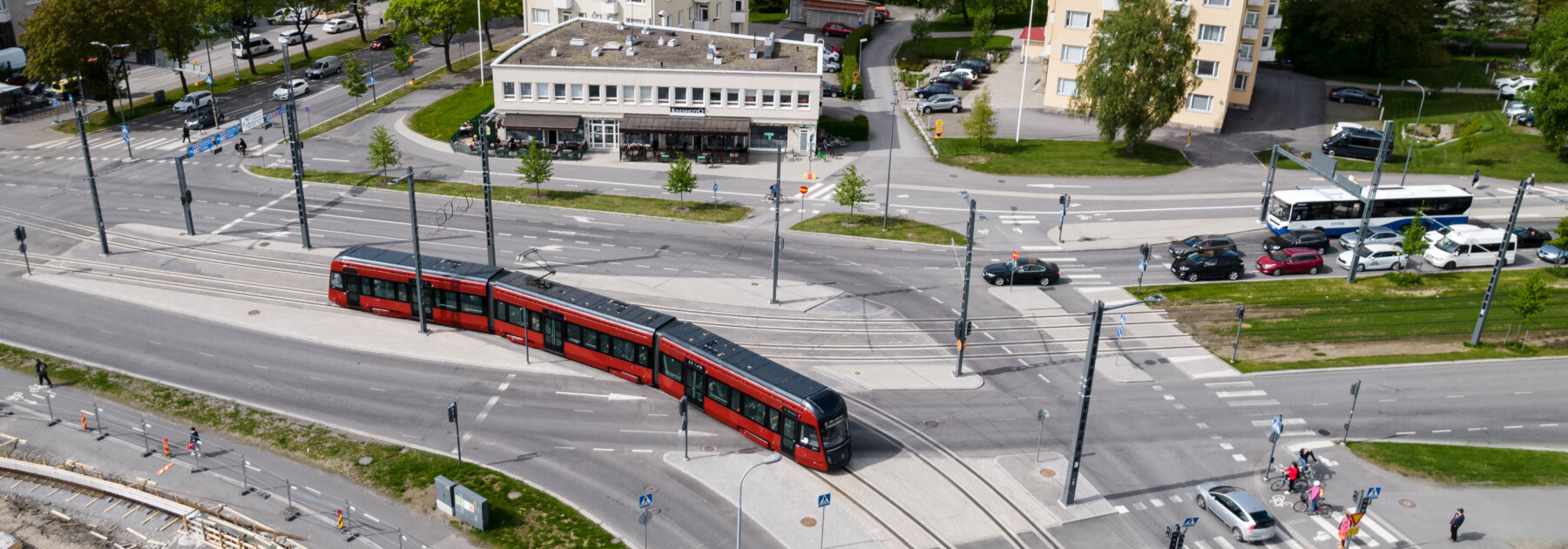 Tampereen Ratikka Kalevassa