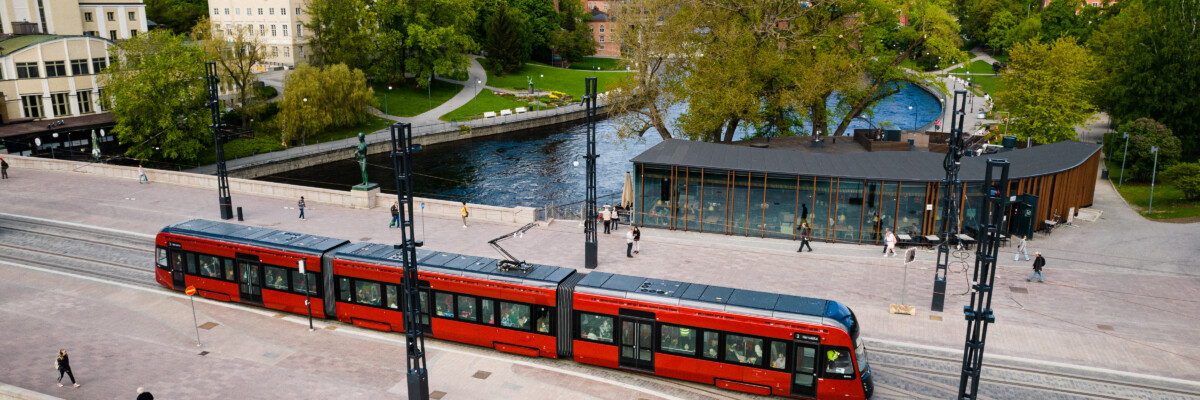 Tampereen Ratikka Hämeensillalla