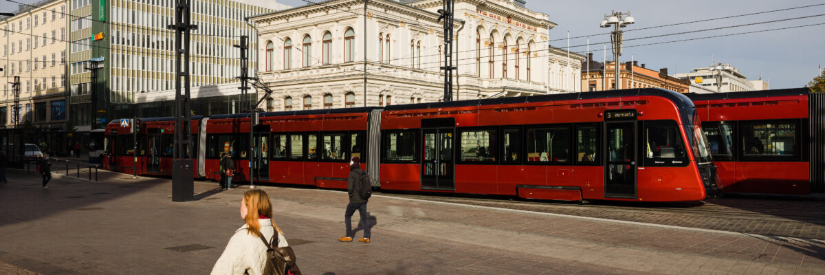 Tampreeen Ratikka Hämeenkadulla