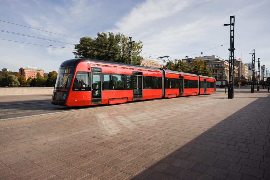 Tampereen Ratikka Hämeensillalla