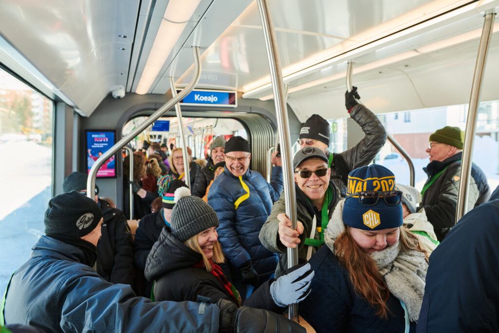 Tampereen Ratikan ruuhkatesti