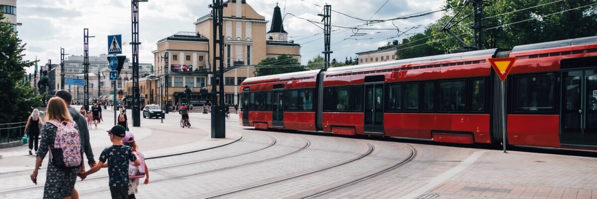 Tampereen Ratikka Hämeensillalla