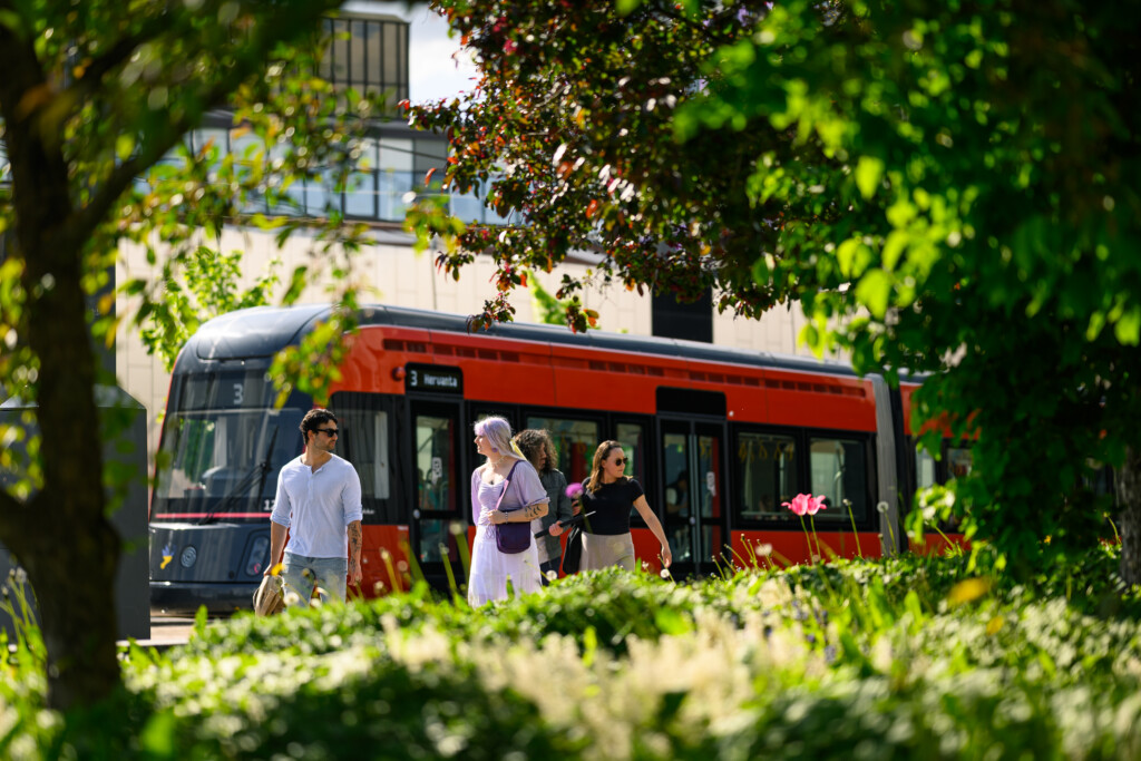 Tampereen Ratikka kesällä 2025