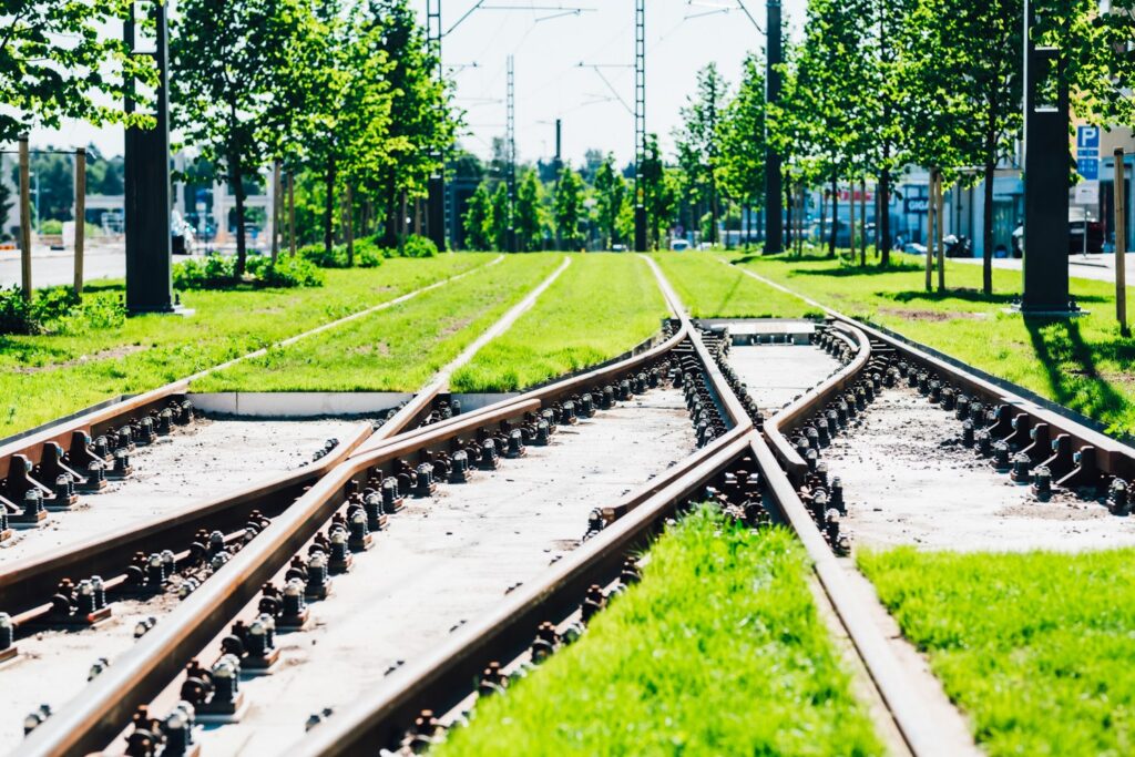 Raitiotiekiskoja Kalevanrinteellä