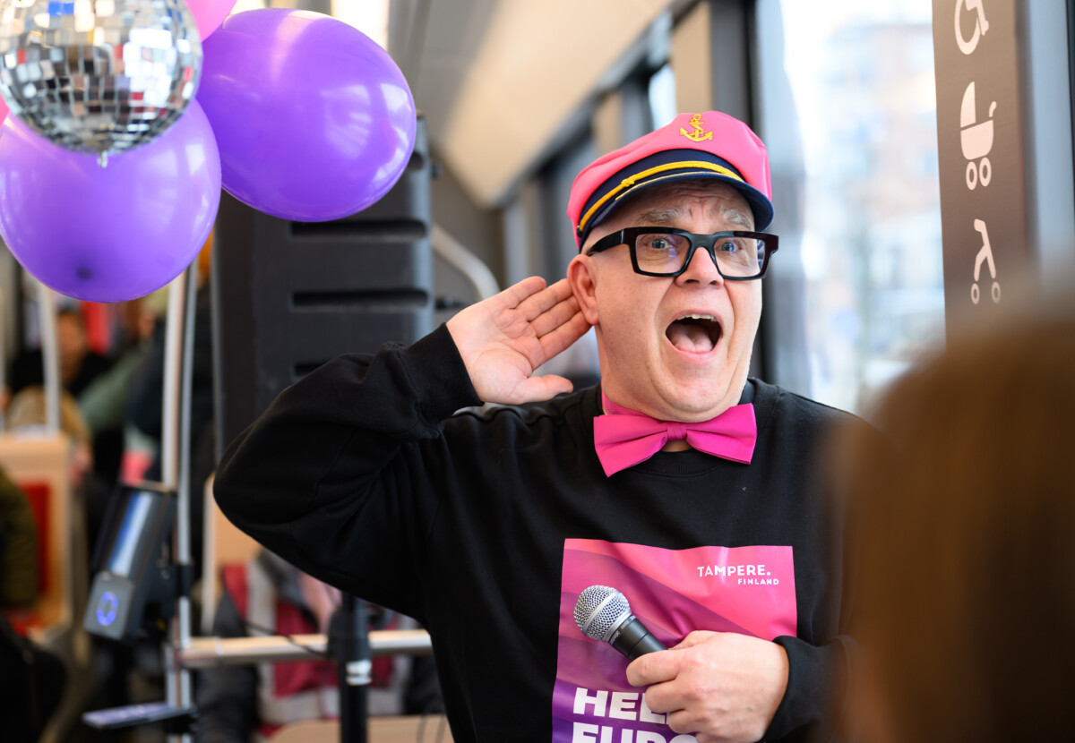 DJ Juissi ja UMK pop-up-esitys taideratikassa 27.2.2026