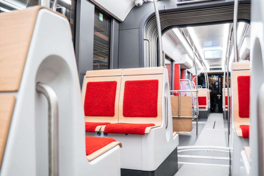 Tampereen Ratikka sisältä