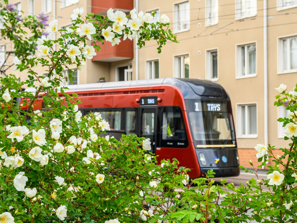 Tampereen Ratikka kesällä 2026
